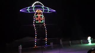 AT&T presented The Holiday Light Show At the Alaska State fair grounds 2020 Christmas