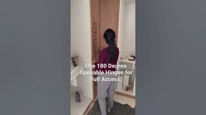 Corner L Shaped Wardrobe | Space Utilization | Interior Design | Pune #shorts #interior iimam bhoot