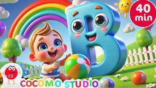 ABC Letter B Song 🅱️ | 40 Minutes Nursery Rhymes &amp; Early Learning for Toddlers