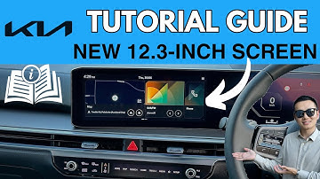 How to Kia -- Detailed Guide for 2025 Kia New 12.3" Infotainment Screen (2024 or later)
