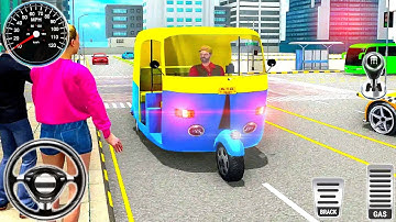 Modern Rickshaw Driving Games - Tuk Tuk Auto Rickshaw Game - Android Gameplay #2