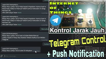 Kontrol Lampu Via Internet / IOT Dengan Universal Telegram BOT