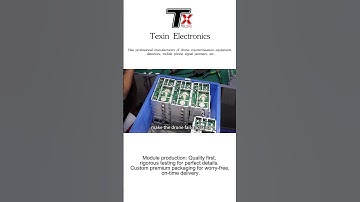 Factory workshop produces drone countermeasure modules #drone #factory #modules #product #source