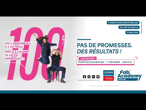Portes Ouvertes à La Fab Academy Le 7 Février 2026 