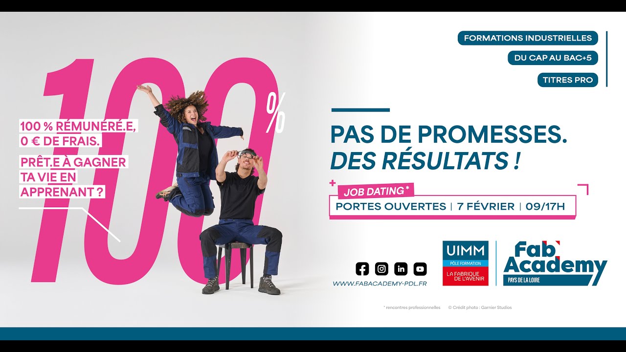 Portes Ouvertes à la Fab'Academy le 7 février 2026