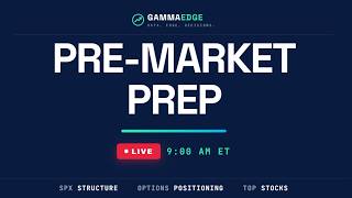 Pre Market Prep 9am EST Live