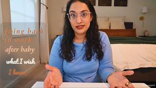 Information the honest truth about going back to work after having a baby (what no one tells you) News