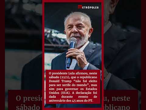 Lula critica ações