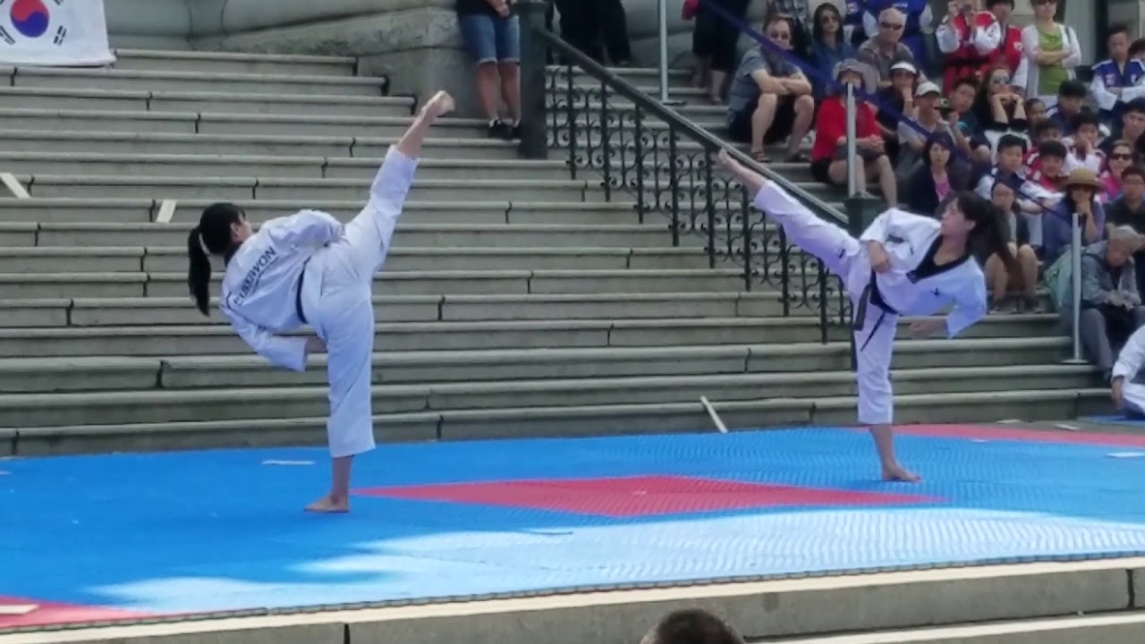 Kukkiwon Taekwondo Demo Team - Victoria, BC - Aug 8, 2017