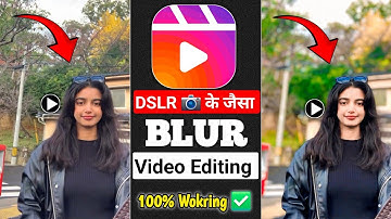 Blur your background video like a camera 📷 in just 2 minutes || Background Blur Video Editing