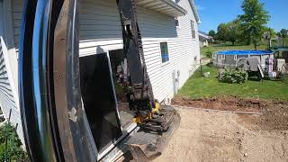 John Deere 60g with Engcon Tiltrotator