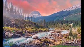 Beautiful Nature | Red Sky | Free background motion graphics #graphics #nature #sky