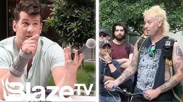 Steven Crowder Gets Into It with Antifa Bro I Louder with Crowder