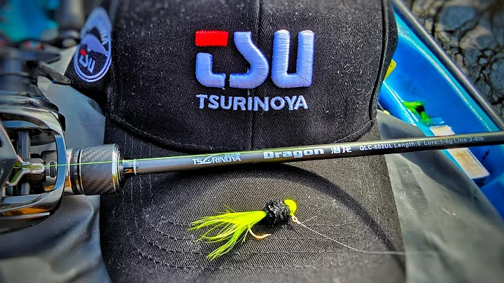 Tsurinoya Dragon C602UL BFS Rod Review on the Water for Winter UL Crappies - Must have for Hair jigs
