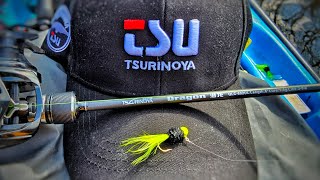 Tsurinoya Dragon C602UL BFS Rod Review on the Water for Winter UL Crappies - Must have for Hair jigs