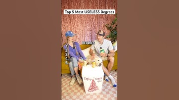 The top 5 most USELESS Degrees on college/university #Shorts ￼