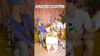 The top 5 most USELESS Degrees on college/university #Shorts ￼