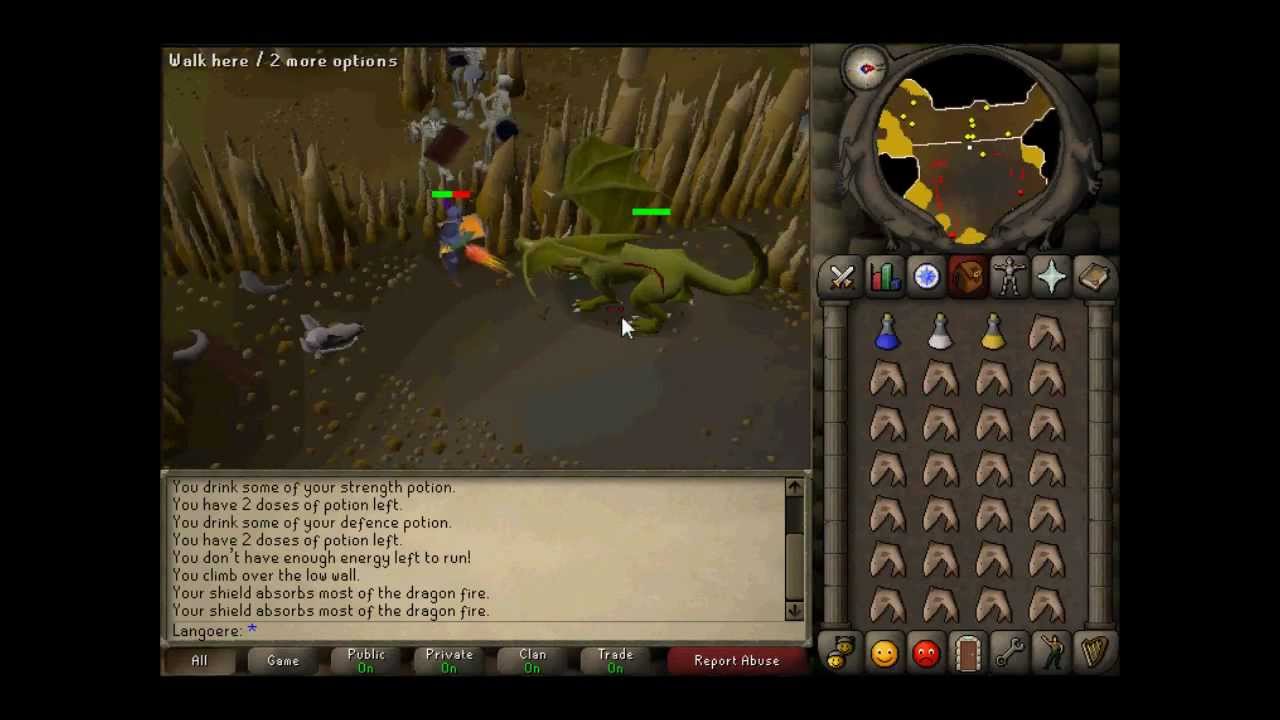 Runescape 2007 - Dragon slayer - Langoere vs Elvarg
