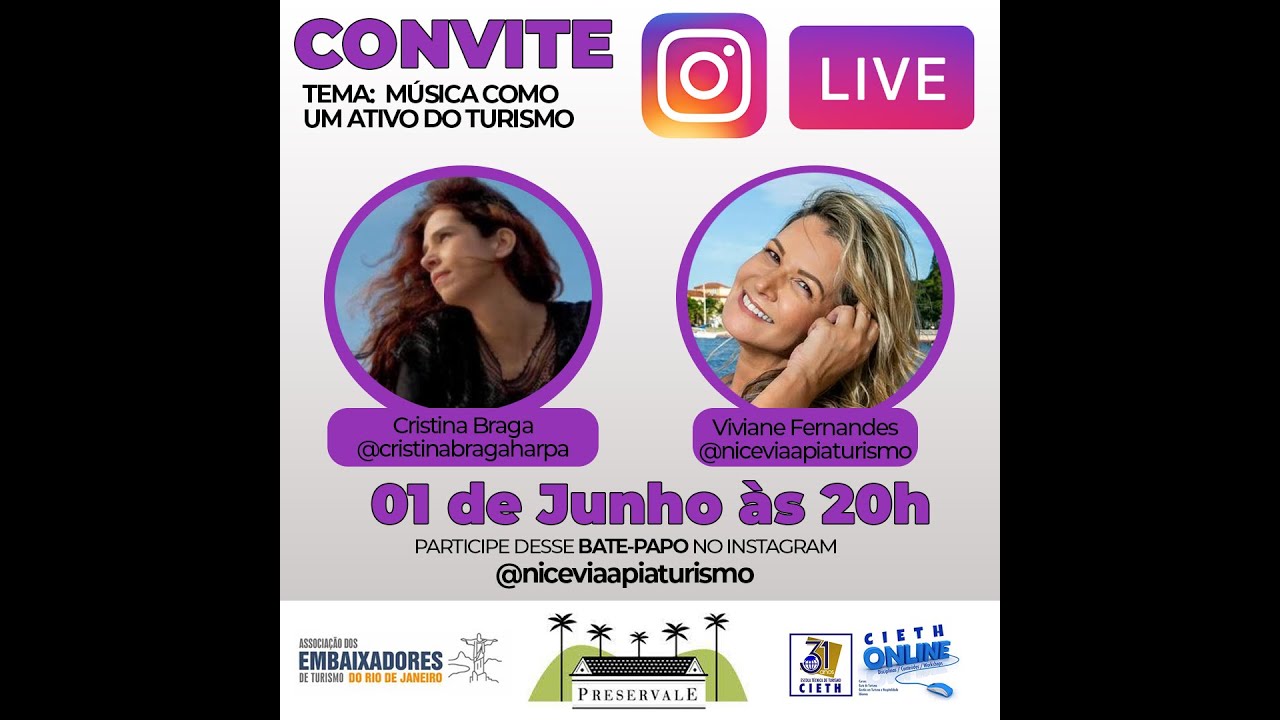 Live com Cristina Braga