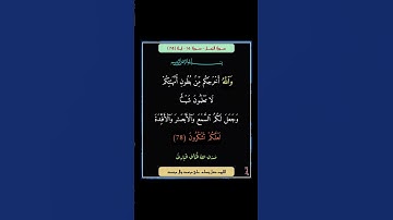 سورة النحل - سورة 16 - اية 78