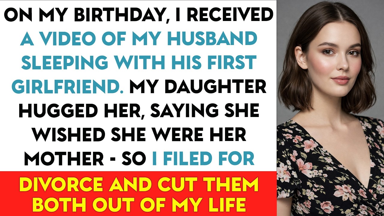 On My Birthday, I Received A Video Of My Husband Sleeping With His First Girlfriend. My Daughter Hug