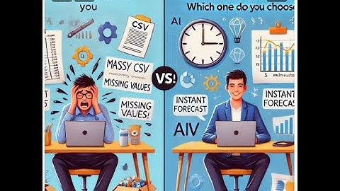 Time Series Analysis n Forecasting Manual Steps vs Zero Code AI enabled Machine Learning tool