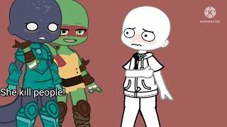 Raph When He Runs Into His Fangirls Tmnt 2012 Mona X Raph -Gc-