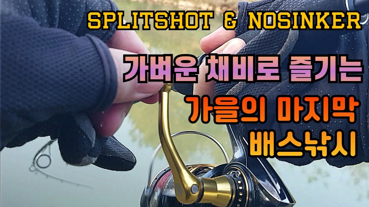 가벼운 채비로 즐기는 마지막 가을 배스낚시/Bass Fishing