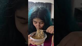 did the kpop demon hunters noodle trend[i think i may of did it wrong#kpopdemonhunter #noodle trend