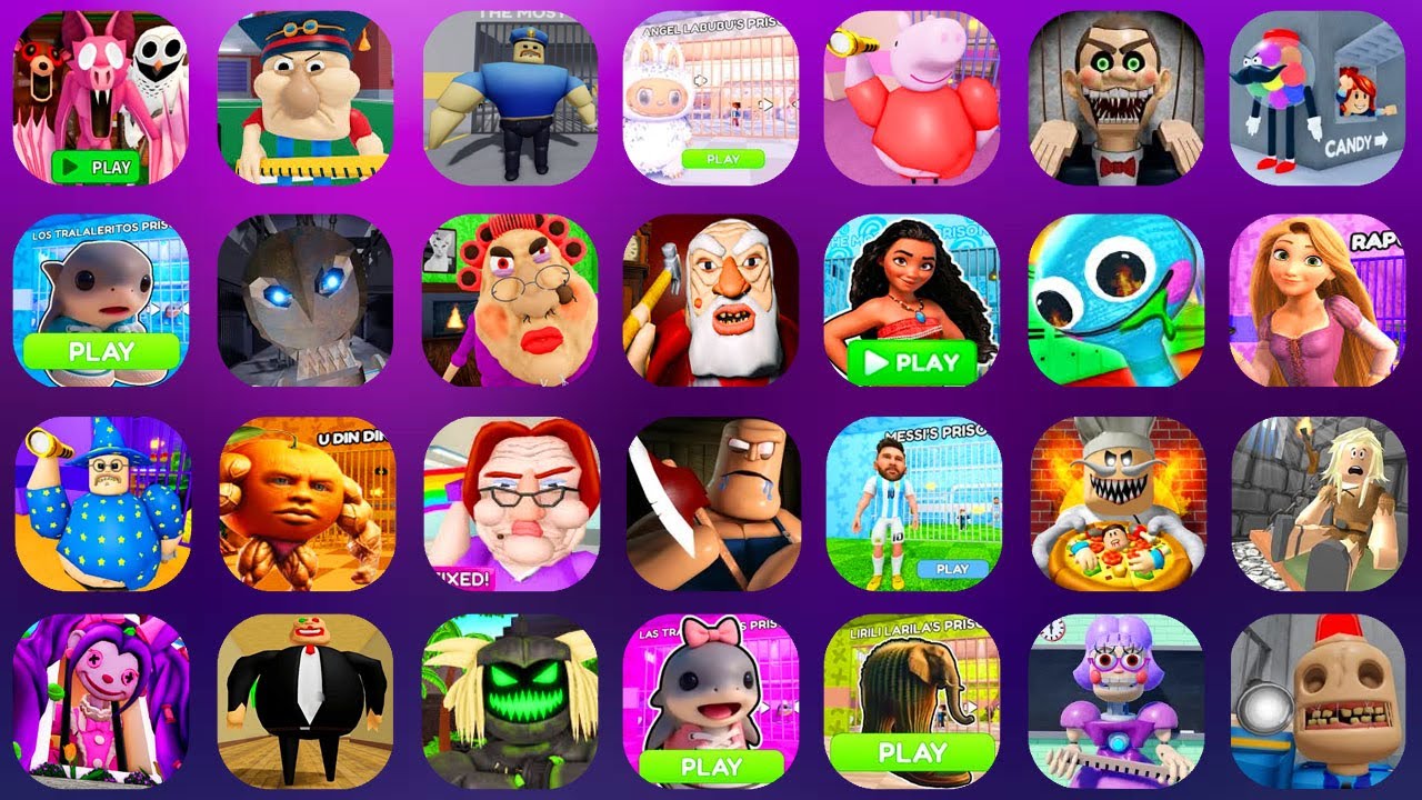 ROBLOX,99 NIGHTS IN FOREST RAM,EPIC SCHOOL ESCAPE,MUSCLE PRISON RUN,ANGEL LABUBU'S,...