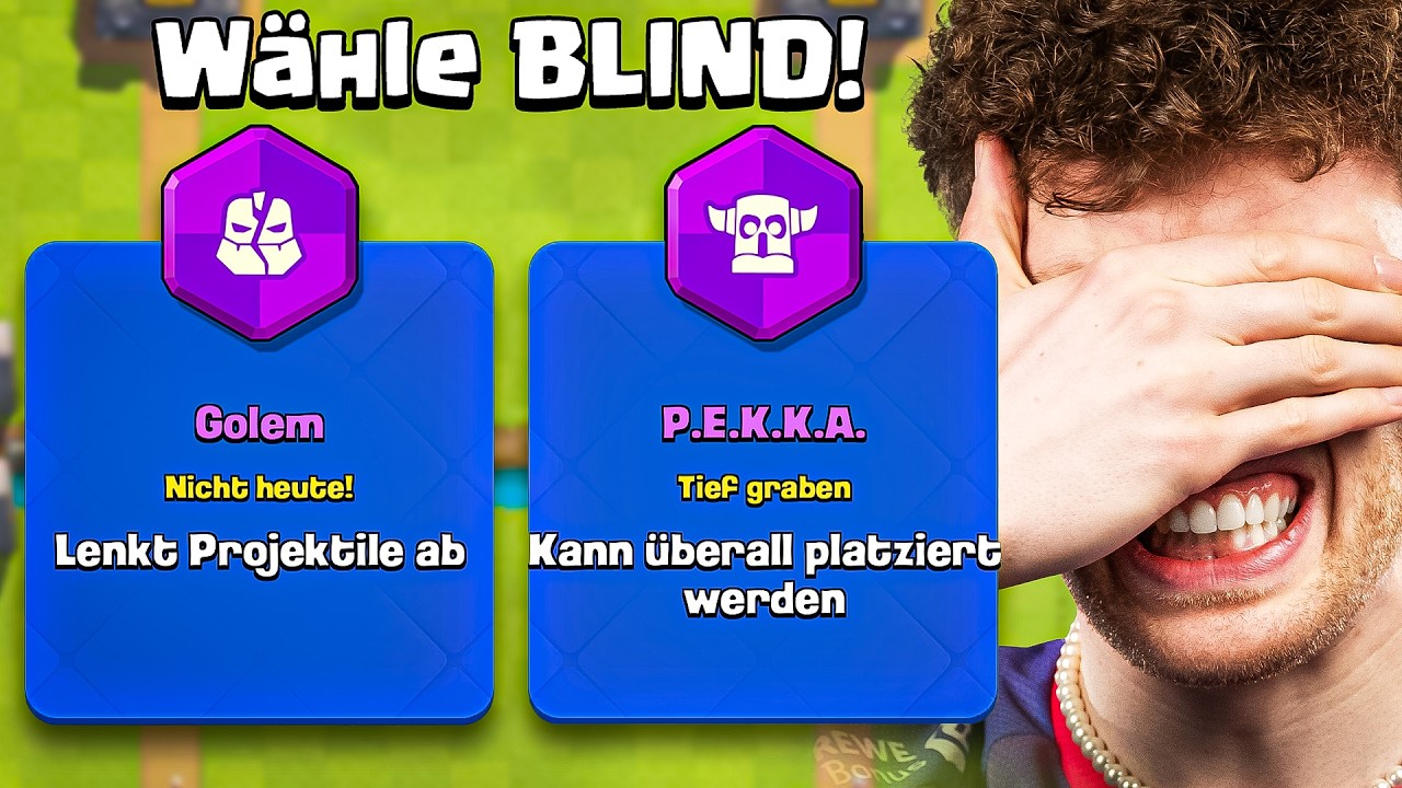 😱🤯BLIND MODIFIKATONEN WÄHLEN… (Unmöglich?) | Clash Royale Deutsch