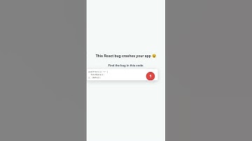 This React bug crashes your app 😵 #bughunt #codingchallenge #devtips #webdev #javascript