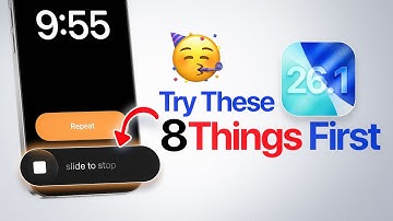iOS 26.1 - First 8 Things You NEED To Try! 