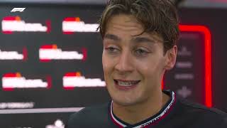 George Russell Post Qualifying Interview Starting P4 At the Singapore Grand Prix