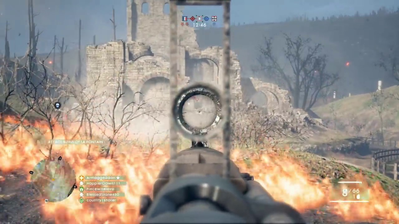 Battlefield 1 - Frontlines / Verdun Heights / French Republic - Multiplayer Gameplay