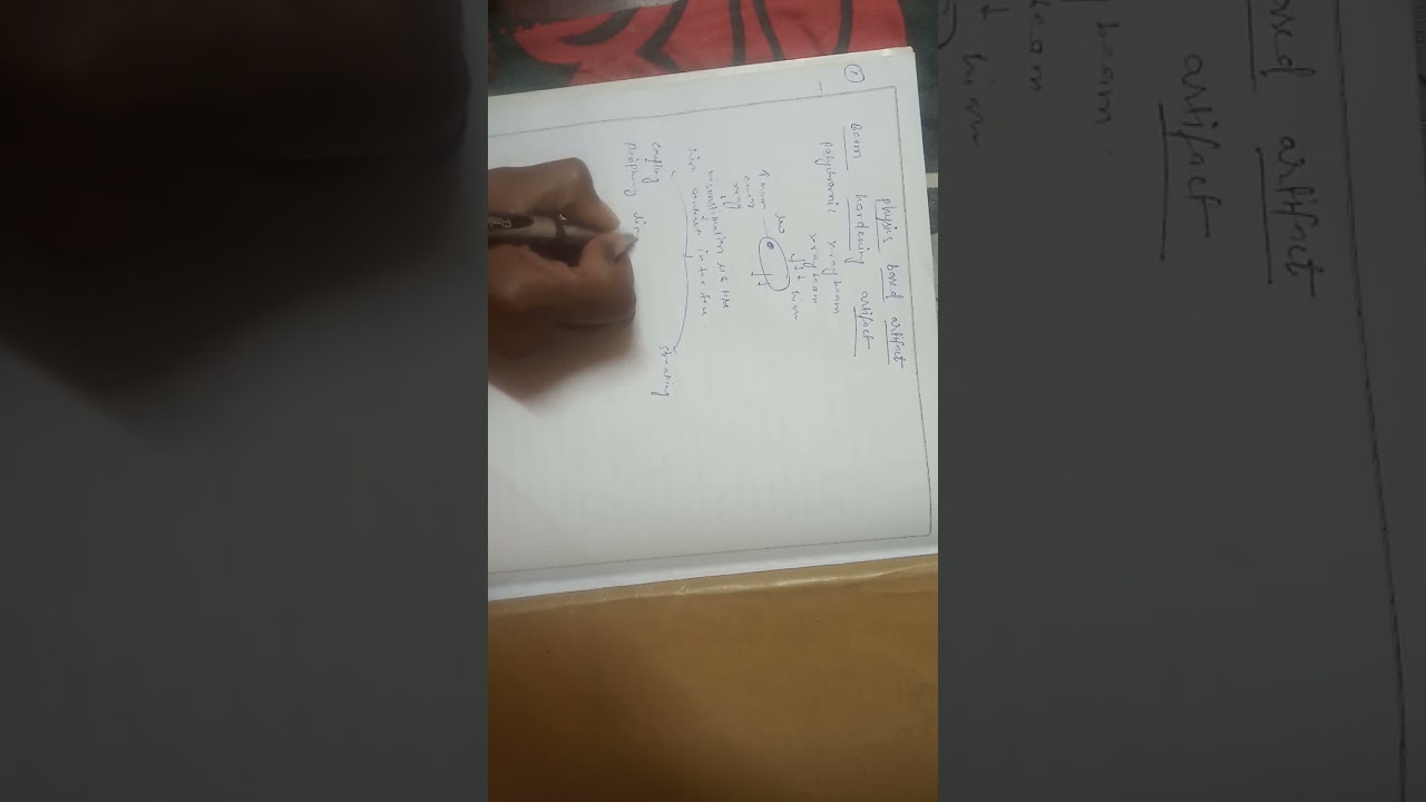 Beam hardening artifact kya hota h? beam hardening artifact kis wjh se hota h?Beamhardening artifact