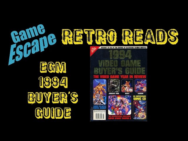 EGM Video Game Buyers Guide - Video Game Magazines  Vintage 1994 Video Game Buyer’s Guide – Electronic Gaming Monthly display picture 1