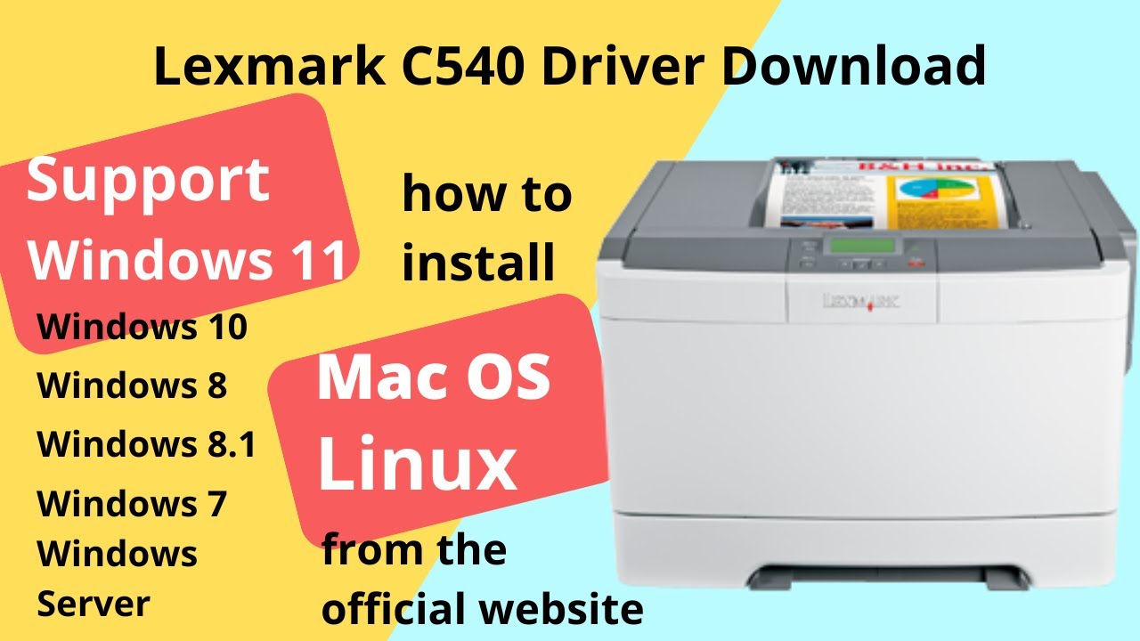 Lexmark C540 Driver Download and Setup Windows 11 Windows 10