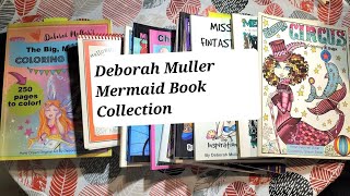 Deborah Muller Mermaid Coloring Book Collection