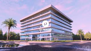 Architectural Buiilding-02 3D Visualization D5 Render