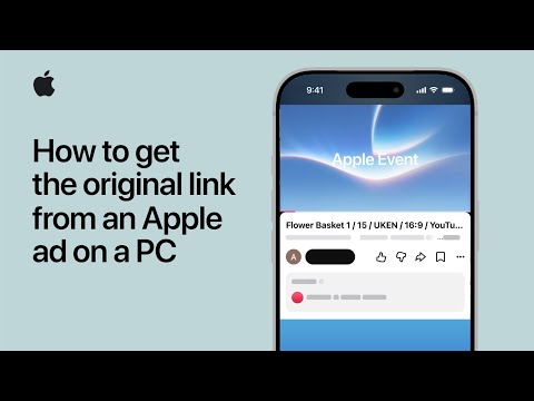 How to Get the Original Link from an Apple Ad on a PC | Apple Support