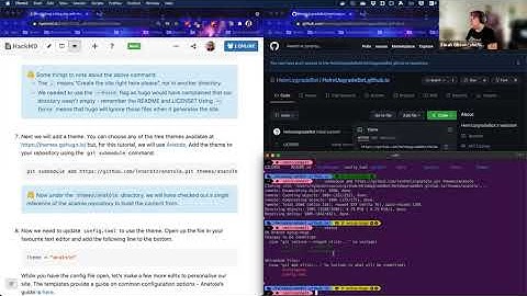 Tutorial: Blogging with Hugo and GitHub Pages - Sarah Gibson