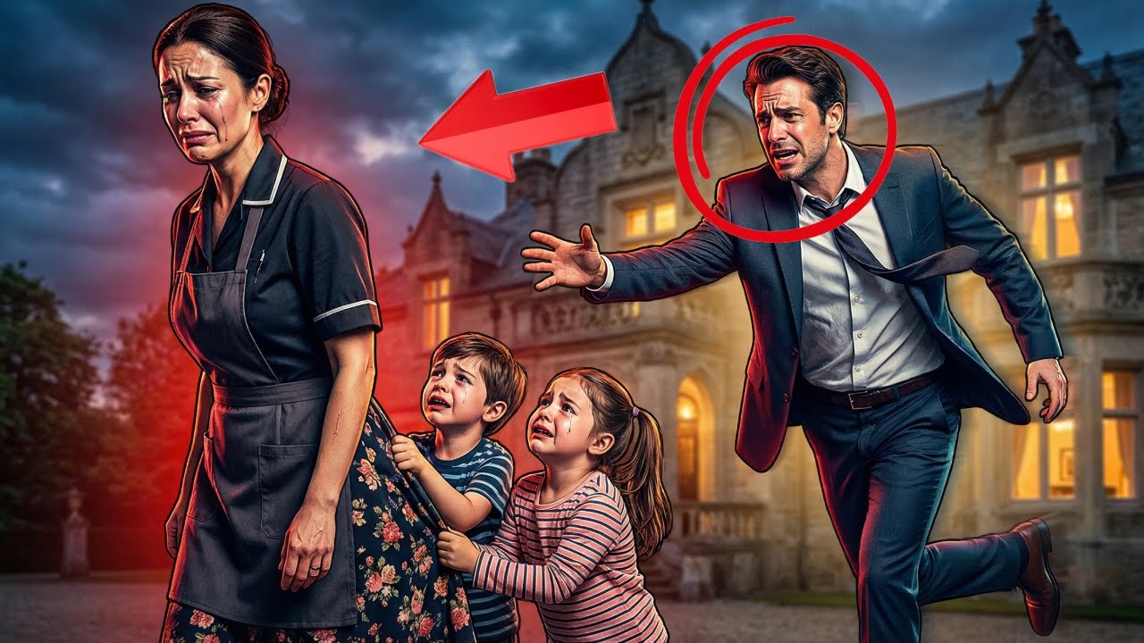 MILIONÁRIO DEMITIU A FAXINEIRA POR UM PEQUENO ERRO E O QUE SEUS FILHOS FIZERAM EM SEGUIDA MUDOU TUDO