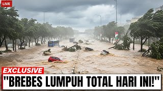 BREBES LUMPUH TOTAL‼️BENDUNGAN CISADAP MELUAP, TIM SAR GABUNGAN EVAKUASI PULUHAN WARGA!