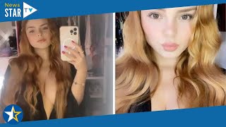 Demi Rose 'loving being a redhead' as she stuns in busty behind-the-scenes video