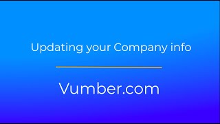 Updating Your Company Info - Brand & Campaign