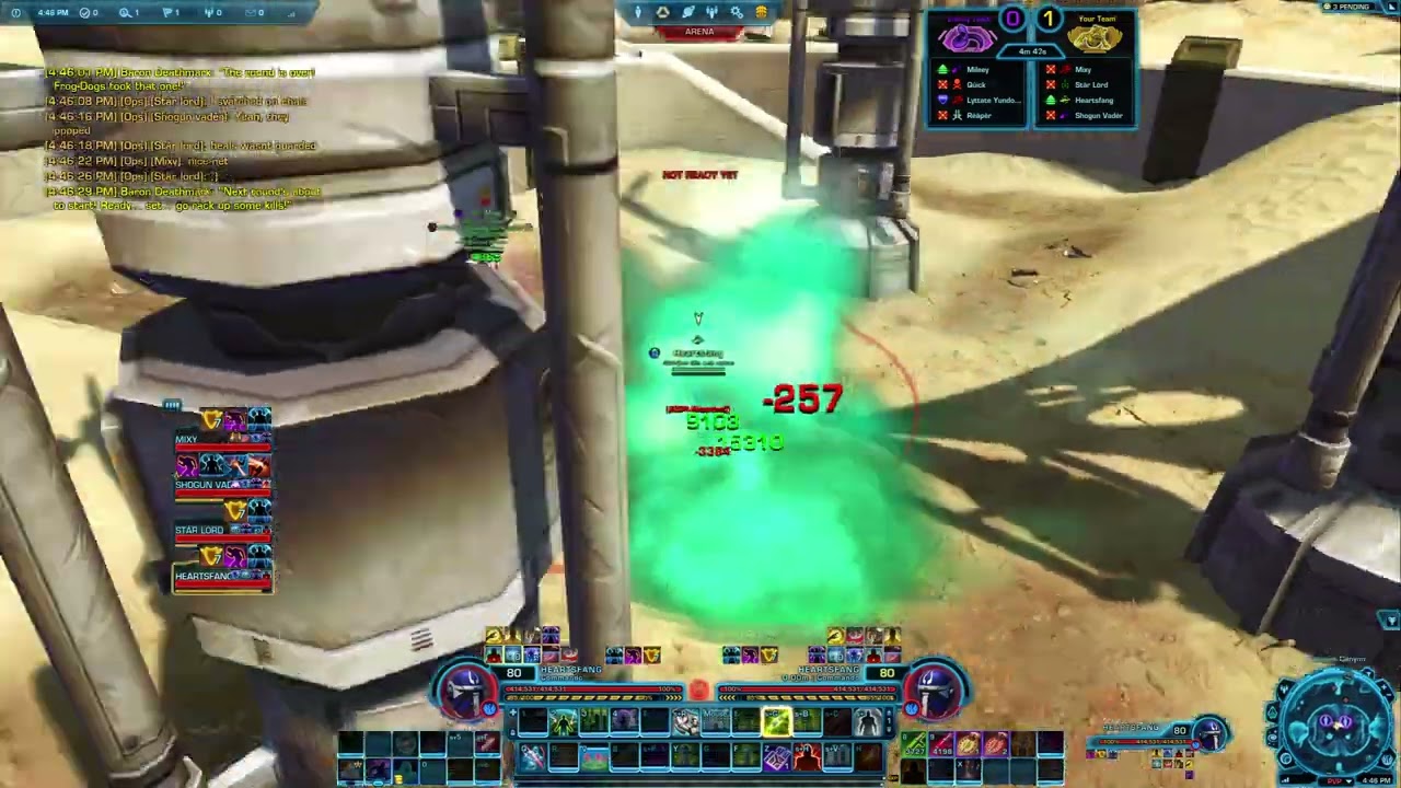 SWTOR Arena 30-12-24 Commando (busy healing the Beach Brigade boys)