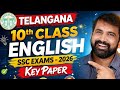 SSC 2026 English Key Paper 🔥 Telangana 10th Class | Full Answers Inside!