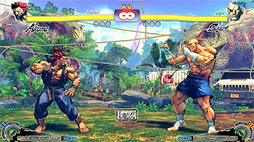 AKUMA VS SAGAT |  CPU VS CPU Ultra Street Fighter IV  (Hardest AI)