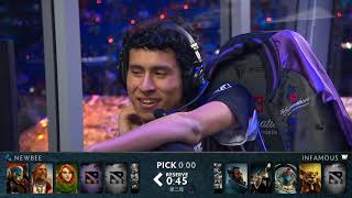 Information [CN] Newbee vs Infamous BO3 - The International 2019 Main Event Day 3 Update